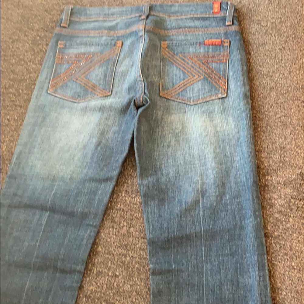 7 for all mankind size 25 jeans
